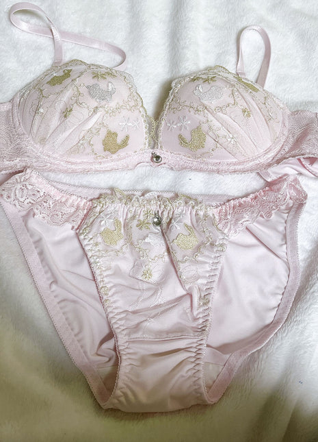 [Premium Used] Usa-chan bra and panties