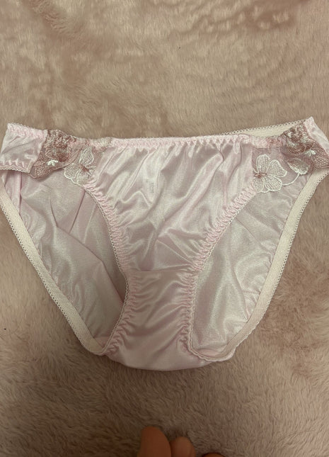 [Premium Used] Unika's pink floral panties