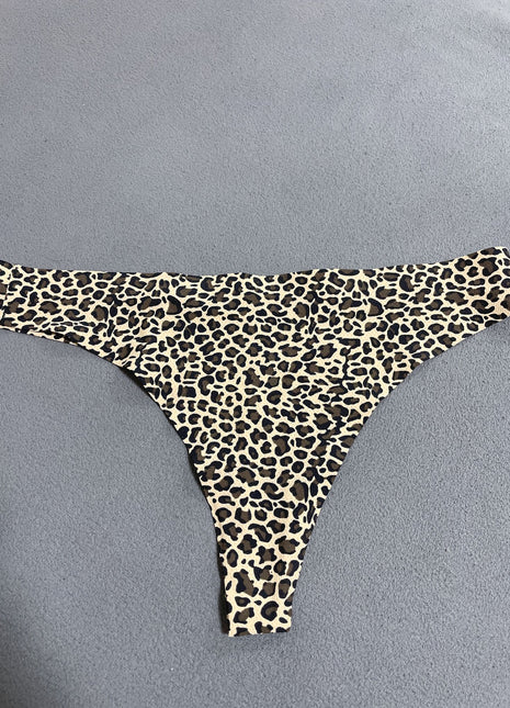 [Premium Used] Leopard print panties ♡