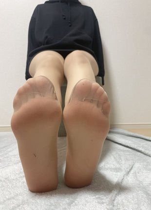 [Premium Used] Beige pantyhose