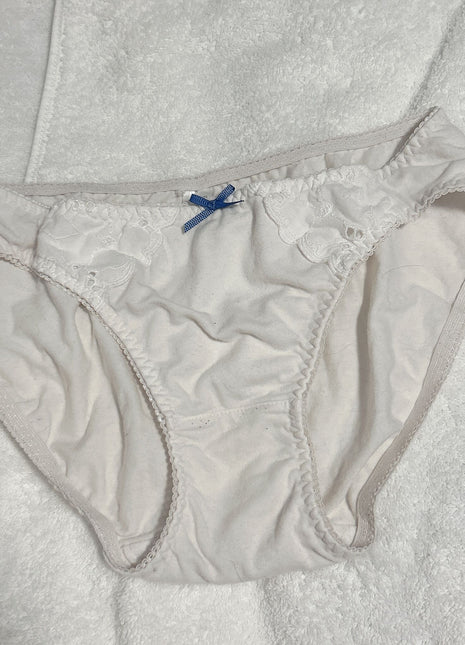 [Premium Used] White Stained Underwear ♡♡