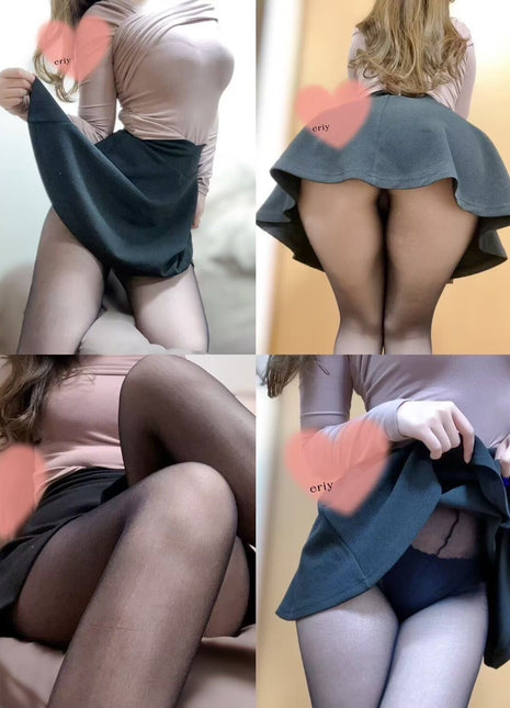 [Premium Used] Worn for 3 days ♥ Sharp and pungent odor! Black pantyhose