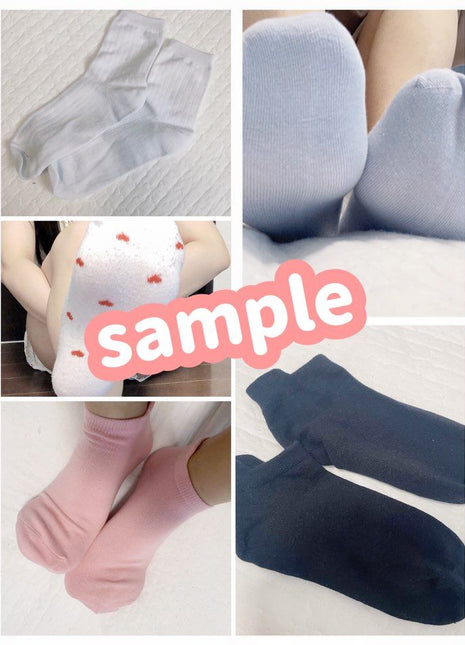 [Premium Used] Two Days Worn Socks with Sealed Fragrance♡ Hinano's Well-Worn Socks♡