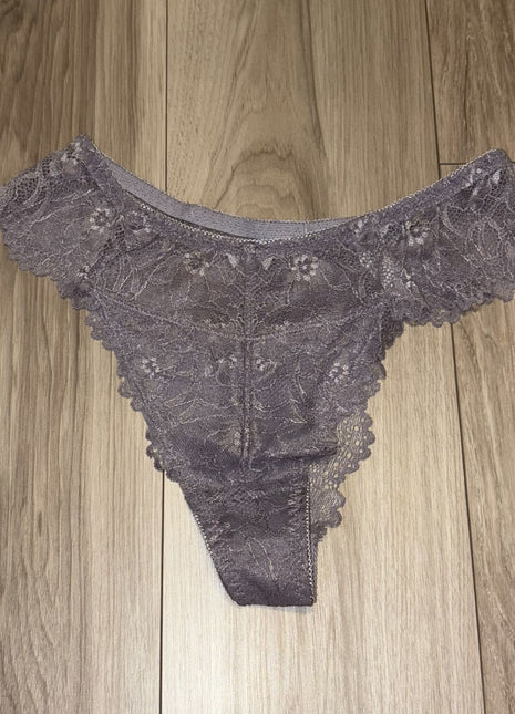 [Premium Used] SHIROHATO's Purple Lace T-Back