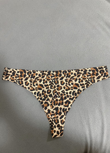 [Premium Used] Leopard print panties ♡