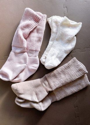 [Premium Used] Worn for one day fluffy socks with bonus included