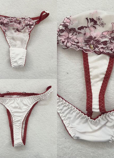 [Premium Used] The thong is available in red and white.