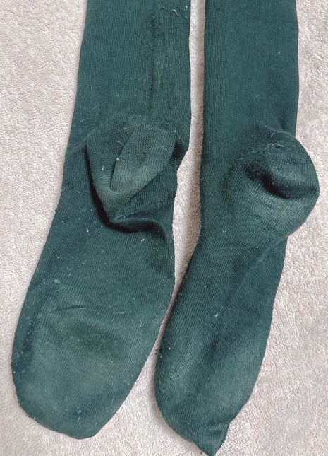 [Premium Used] Worn for two consecutive days ♡ Black socks