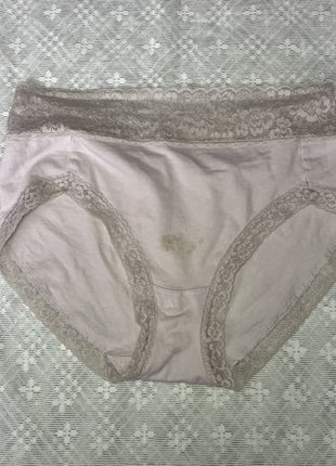 [Premium Used] Today (20th) worn - Worn-out panties with stains and marks