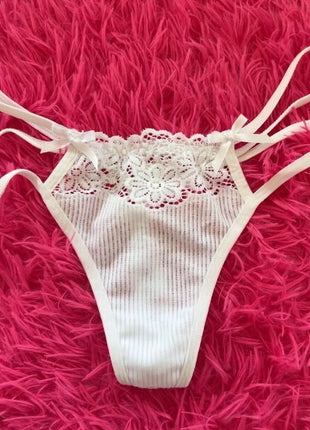 [Premium Used] Cotton Material Echi Echi White Thong