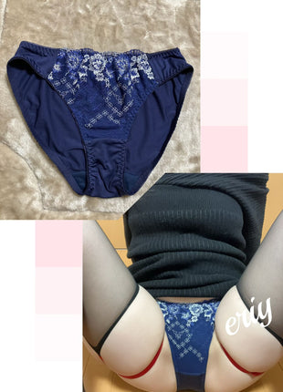 [Premium Used] My mom said my bottom looks like bloomers in these full-back panties.