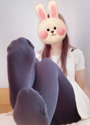 [Premium Used] Direct wear possible❣️ Worn for 2 days, damp with foot sweat tights 🎀 Kota 🎀