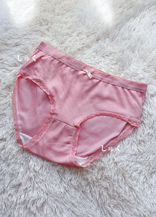 [Premium Used] Pink cotton panties