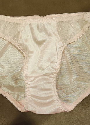 [Premium Used] Former adult film actress's light pink glossy panties♡