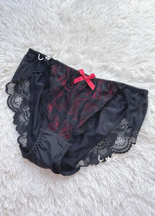 [Premium Used] Aimerfeel ♥ Adult Panty in Red and Black ♥