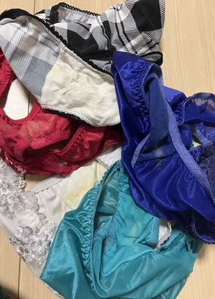 [Premium Used] Set of 5 Used Panties Available at a Low Price