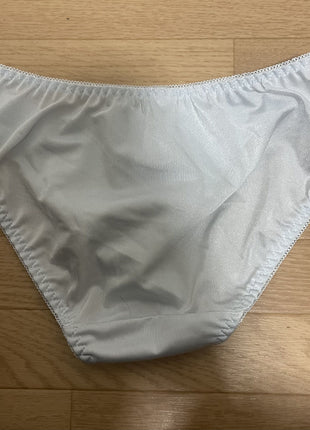 [Premium Used] Worn for one day + with face picture included Light blue panties ❤️